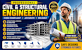 civil structural engineering in north ca, ge, fl, az, ny, ca