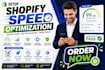 setup shopify speed optimization tinyimg booster seo searchpie se o avada se o