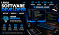 develop python desktop application and fix bugs