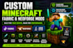 develop a custom minecraft fabric or neoforge mod for your server