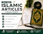 write SEO friendly islamic articles and blog posts