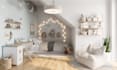create photorealistic 3d kids room interior design and architectural rendering