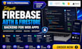 integrate firebase auth firestore backend react next js supabase vercel web apps
