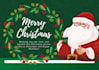 create premium christmas card and flyer design