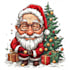 draw christmas cartoon caricature