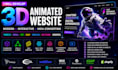 develop 3d animated website 3d webflow site  threejs ,r3f and webgl wix studio