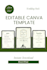 create editable canvas wedding invitation templates and rsvp cards