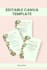 create editable canva bridal shower invitation templates
