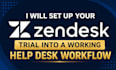 set up your zendesk trial into a working help desk workflow