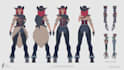 do concept design and character design