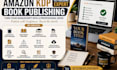 book publishing, kindle publishing, self publishing, amazon KDP book publishing