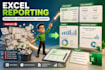 create excel pivot tables, reports, summaries and modeling