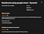 do data analysis and create dynamic dashboards