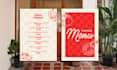 design professional print ready menus