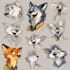 draw furry reference sheet custom fursona character design