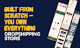develop a high converting one product shopify dropshipping store