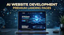 build premium animated ai website and landing page