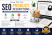 write SEO product descriptions that sell