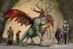 draw fantasy creatures and custom monster illustration