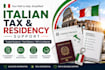 help with italian tax residency, codice fiscale and relocation documents
