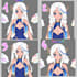 design live 2d vtuber character, live 2d vtuber model, stream overlay background