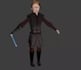 animate 3d psx character model, ps1 vtuber, low poly retro game character design
