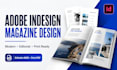 design a modern magazine layout in adobe indesign
