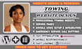 towing website, roadside assistance website, towing company website