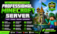setup and configure professional minecraft server