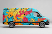 do car wrap design, racing car wrap