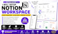 setup notion workspace project design second brain obsidian teamspace notion va