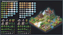 isometric 2d game map tilemap design tileset rpg pixel sprite sheet asset packs