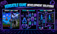 develop 2d and 3d mobile games in unity and unreal engine