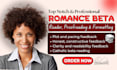 romance beta reader, nonfiction beta reader, catholic beta reader, alpha reader