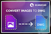 do convert PDF, scan files to dwg