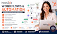 build advanced hubspot workflows and automation