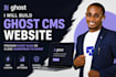 build ghost cms website design premium ghost blog or clone wordpress to ghost