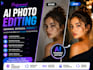 do professional ai photo editing and retouching