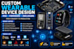 design embedded wearable devices with pcb, esp32, stm32