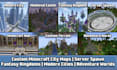 build custom minecraft city map, fantasy kingdom, server spawn and modern world
