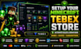 setup and configure your minecraft tebex store