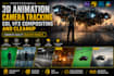 do 3d animation, camera tracking, cgi, vfx compositing and cleanup