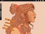 create a textured digital illustration