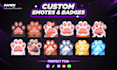 create custom twitch sub badges, twitch sub emotes, bit badges