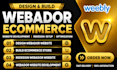 design and build webador ecommerce website development redesign webador website