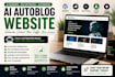 create an ai autoblog website with SEO automation