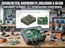design iot pcb, raspberry pi, enclosure, and 3d cad design
