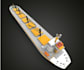 3d ship model, bulk carrier, cargo, container ship, military and offshore render