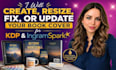 adjust and resize your book cover for ingramspark print ready