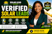 generate verified solar leads and book qualified appointments